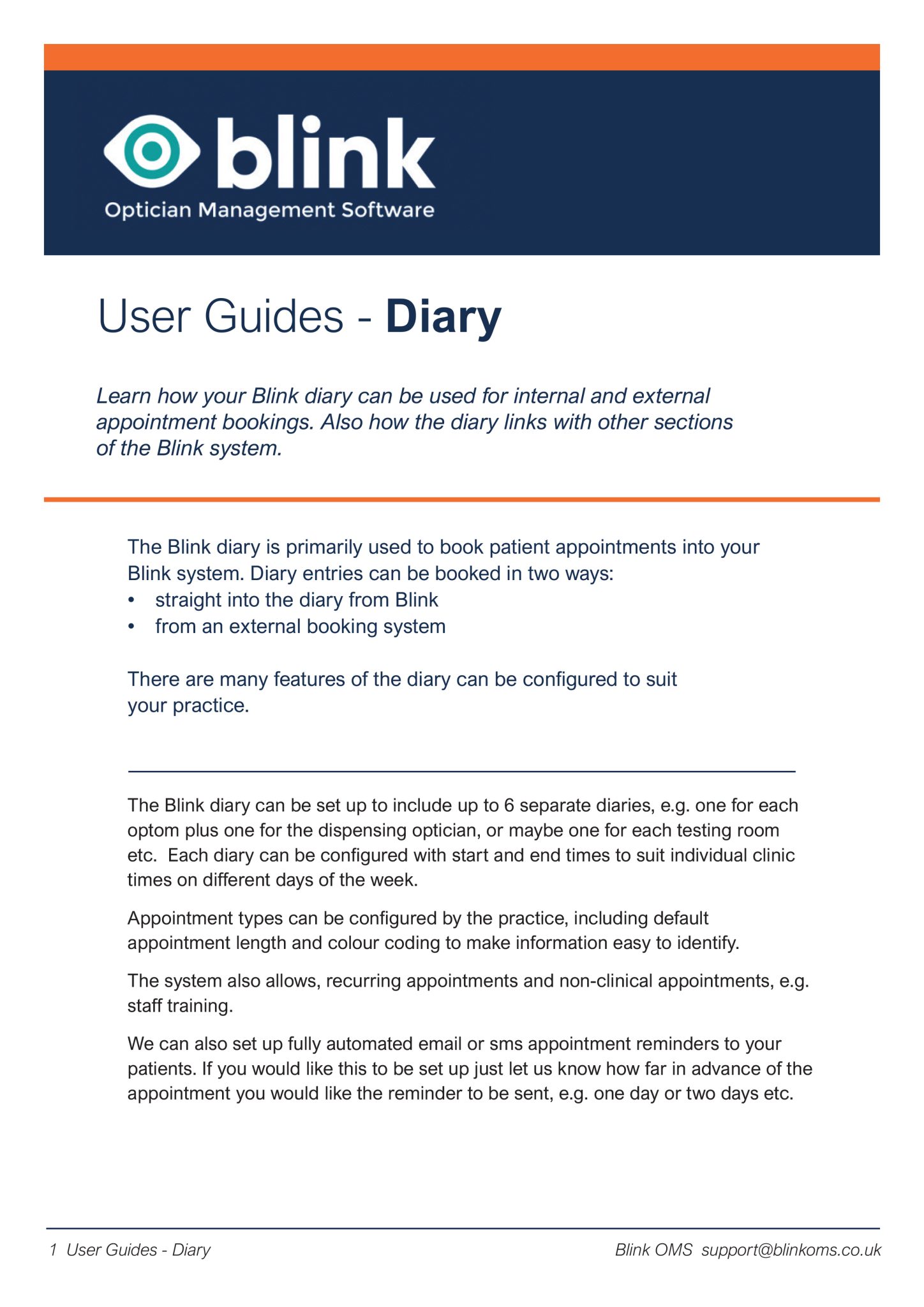 Blink User Guides