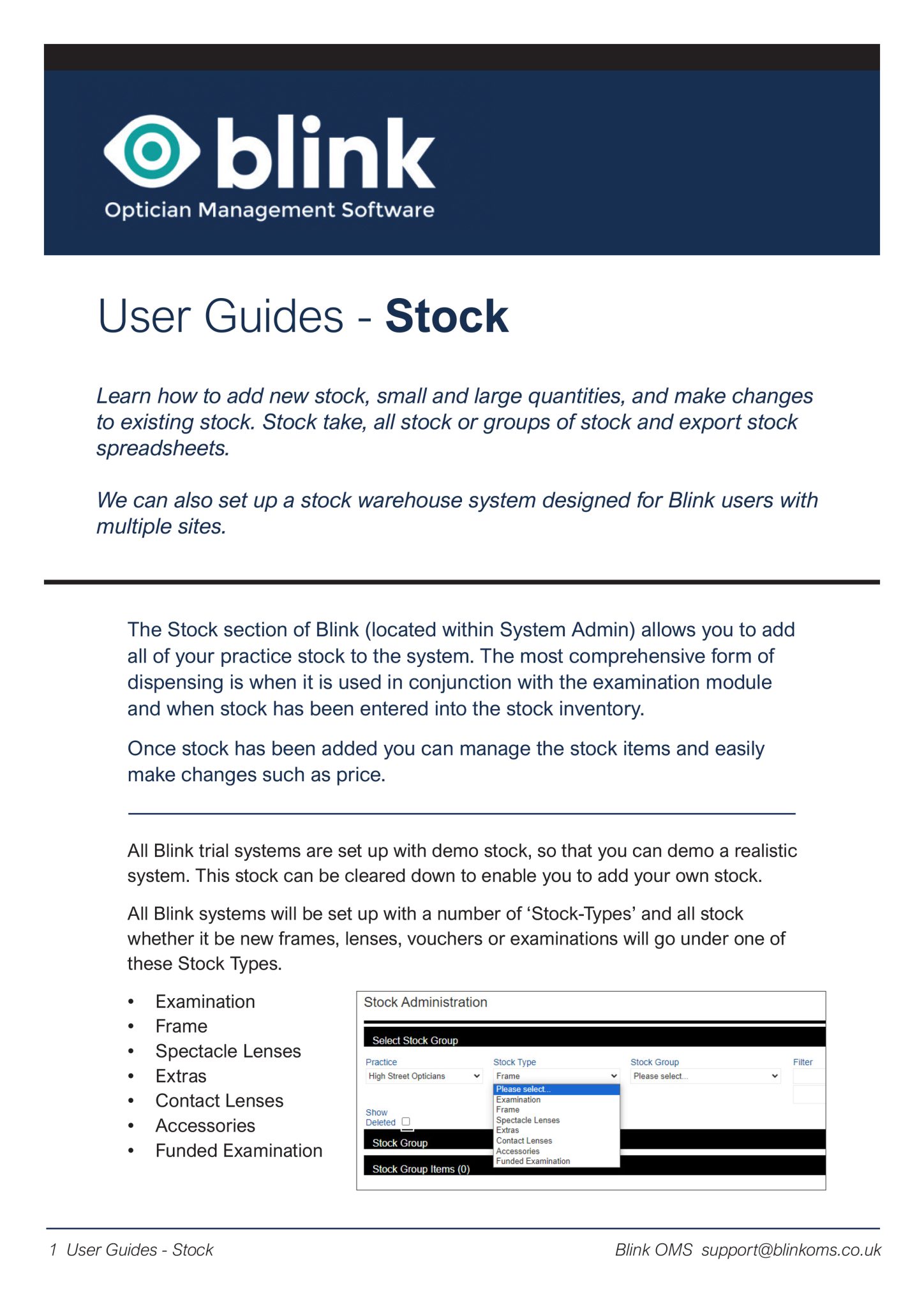 Blink User Guides
